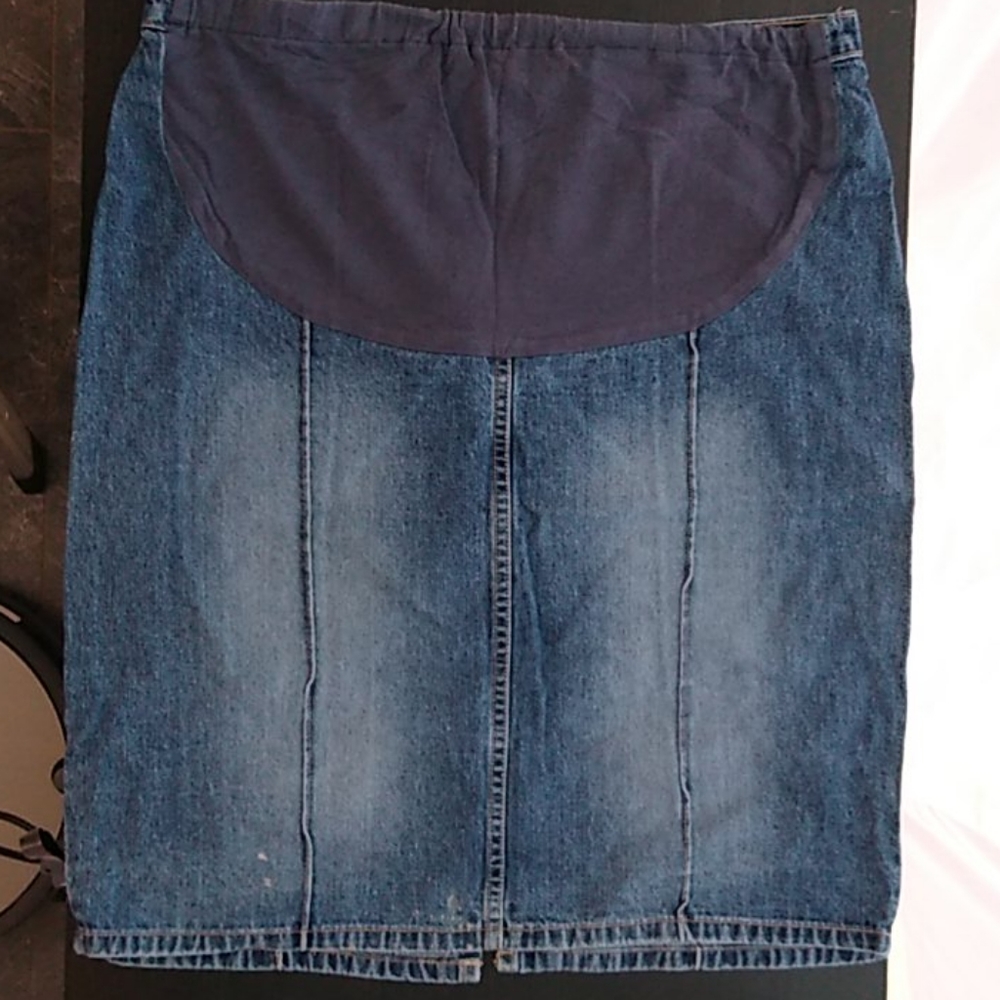 Maternity Jean Skirt